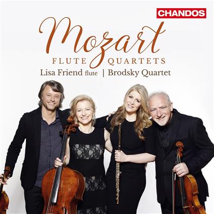 Lisa Friend, Brodsky Quartet & Wolfgang Amadeus Mozart (1756-1791) - Flute Quartets