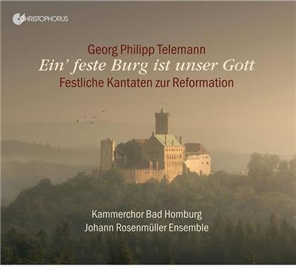 Kammerchor der Erlöserkirche Bad Homburg, Johann Rosenmüller Ensemble, Georg Philipp Telemann (1681-1767) & Susanne Rohn - Ein' Feste Burg Ist Unser Gott
