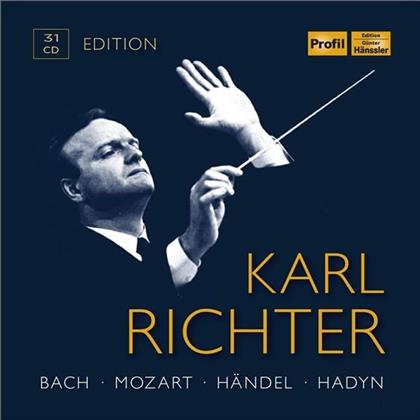Johann Sebastian Bach (1685-1750), Georg Friedrich Händel (1685-1759), Wolfgang Amadeus Mozart (1756-1791), Carl Philipp Emanuel Bach (1714-1788), … - Karl Richter Edition (31 CDs)