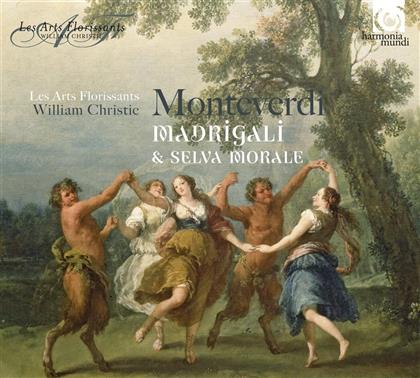 Les Arts Florissants, Claudio Monteverdi (1567-1643) & William Christie - Madrigali & Selva Morale (4 CD)