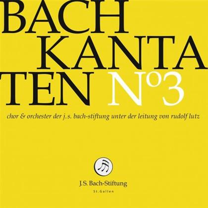 Johann Sebastian Bach (1685-1750), Rudolf Lutz (*1951), Eva Oltivanyi, Markus Forster, Julius Pfeifer, … - Kantaten No.3
