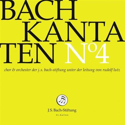 Johann Sebastian Bach (1685-1750), Rudolf Lutz (*1951), Julia Neumann, Margot Oitzinger, Bernhard Berchtold, … - Kantaten No.4