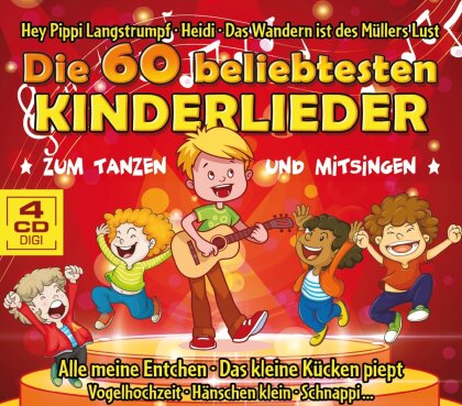 Die 60 Beliebtesten Kinderlieder (4 CDs)