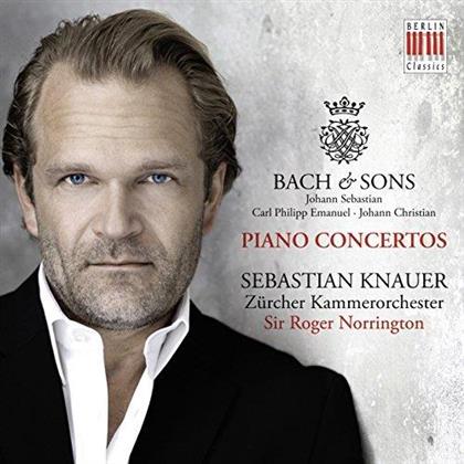 Sebastian Knauer, Johann Sebastian Bach (1685-1750) & Sir Roger Norrington - Bach & Sons - Piano Concertos