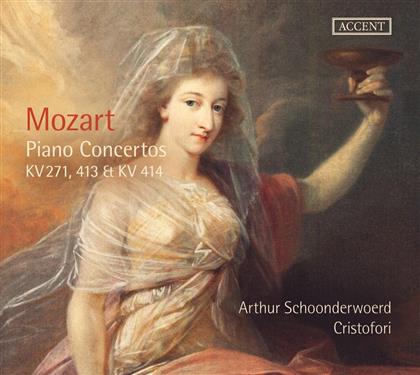Wolfgang Amadeus Mozart (1756-1791), Arthur Schoonderwoerd, Cristofori Trio & Cristofori - Piano Concertos Klavierkonzerte - KV 271, 413, 414