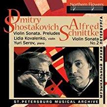 Dimitri Schostakowitsch (1906-1975), Alfred Schnittke (1934-1998), Lydia Kovalenko & Yuri Serov - Violin Sonata, Preludes/Violin Sonata Nr. 2