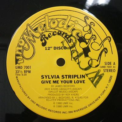 Sylvia Striplin - Give Me Your Love / You Can't Turn Me Away - 7 Inch (7" Single)
