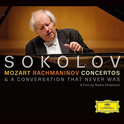 Grigory Sokolov, Wolfgang Amadeus Mozart (1756-1791), Sergej Rachmaninoff (1873-1943), Trevor Pinnock, … - Concertos / A Conversation That Never Was (CD + DVD)
