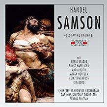 Maria Stader, Ernst Haefliger, Marga Höffgen, Georg Friedrich Händel (1685-1759), Ferenc Fricsay, … - Samson - Aufnahme 1955 (2 CDs)