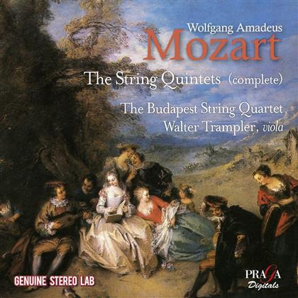 Budapest String Quartet, Wolfgang Amadeus Mozart (1756-1791) & Walter Trampler - Sämtliche Streichquintette