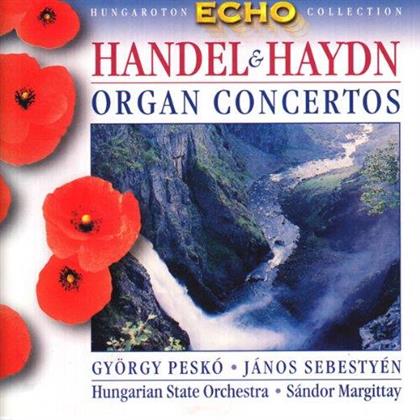 Georg Friedrich Händel (1685-1759), Joseph Haydn (1732-1809), Sandor Margittay, György Pesko, Janos Sebestyen, … - Organ Concertos