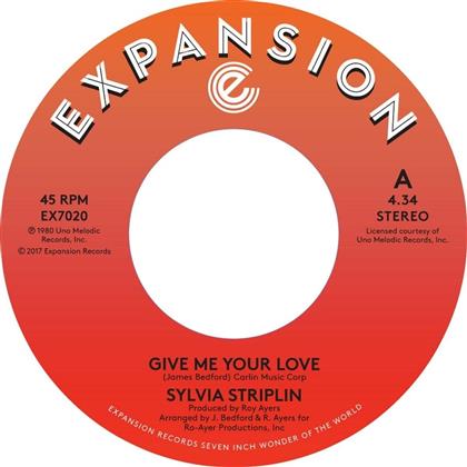 Sylvia Striplin - Give Me Your Love/You Can't Turn Me Away - 7 Inch (7" Single)