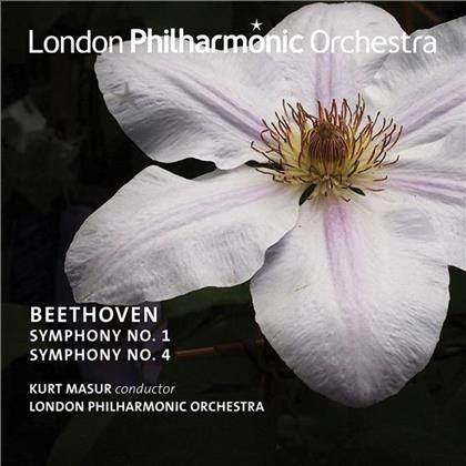 Ludwig van Beethoven (1770-1827), Kurt Masur & The London Philharmonic Orchestra - Symphonies 1 + 4 - Sinfonien 1 + 4