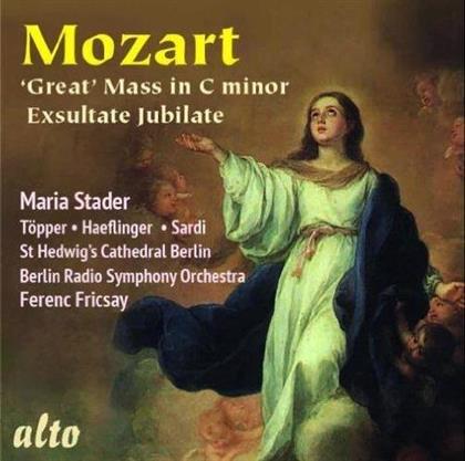 Wolfgang Amadeus Mozart (1756-1791), Ferenc Fricsay, Maria Stader, Hertha Töpper, … - Great Mass In C Minor K 427, Exsultate Jubilate K 165