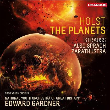 Gustav Holst (1874-1934), Richard Strauss (1864-1949), Edward Gardner & National Youth Orchestra - The Planets op. 32 / Also Sprach Zarathustra op. 30 (LP)