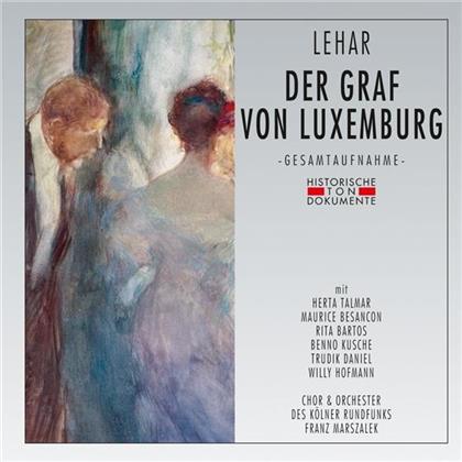 Benno Kusche, Willy Hofmann, Franz Lehar (1870-1948), Franz Marszalek, Herta Talmar, … - Der Graf Von Luxemburg - Köln 1962 (2 CDs)