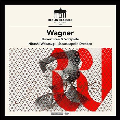 Hiroshi Wakasugi, Sächsische Staatskapelle Dresden & Richard Wagner (1813-1883) - Wagner - Ouvertüren & Vorspiele - Berlin Classics - Original Recording 1984