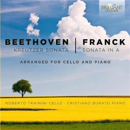 Ludwig van Beethoven (1770-1827), César Franck (1822-1890), Roberto Trainini & Cristiano Burato - Sonata No. 9 Op. 47 Kreutzer, Sonata For Violin And Piano In A