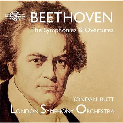 Ludwig van Beethoven (1770-1827), Yondani Butt, Rebecca Evans, Wilke te Brummelstroete, … - Complete Symphonies & Overtures - Komplette Sinfonien & Ouvertüren (6 CDs)