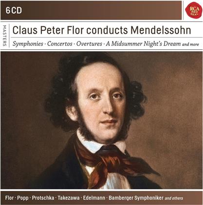 Claus Peter Flor & Felix Mendelssohn-Bartholdy (1809-1847) - Conducts Mendelssohn (6 CDs)