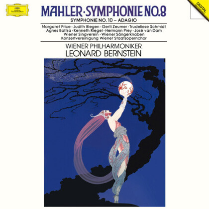Gustav Mahler (1860-1911) - Symphony 8 & 10 ''Adagio" - Nr. 8: Oktober 1974, Nr. 10 1991 Konzerthaus Wien (3 LPs)