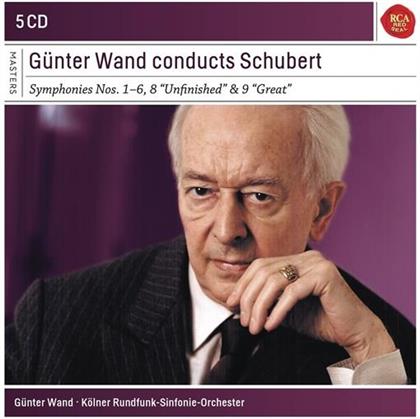 Franz Schubert (1797-1828) & Günter Wand - Conducts Schubert - Sinfonien 1-6,8,9 (5 CDs)