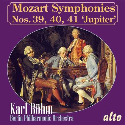 Wolfgang Amadeus Mozart (1756-1791), Karl Böhm & Berlin Philharmonic Orchestra - Symphonies 39, 40 & 41 "Jupiter"