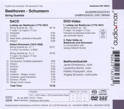 Beethoven Quartett, Ludwig van Beethoven (1770-1827) & Robert Schumann (1810-1856) - String Quartet (2 Hybrid SACDs)