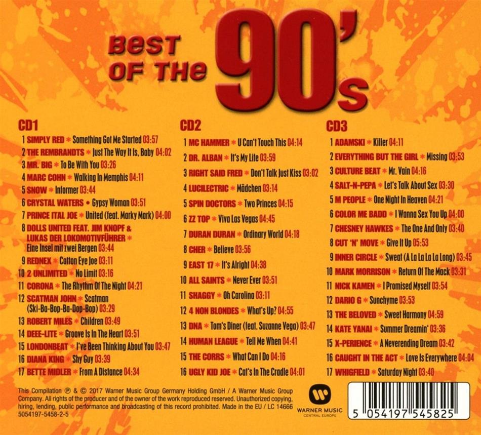 Best Of The 90'S (3 CDs) - CeDe.ch