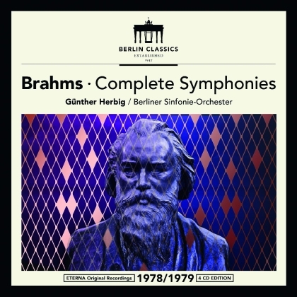Johannes Brahms (1833-1897), Günther Herbig & Berliner Sinfonie Orchester - Complete Symphonies - Eterna Original Recordings 1978/1979 (Remastered, 4 CDs)