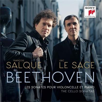 Salque François, Éric Le Sage & Ludwig van Beethoven (1770-1827) - Sonatas For Cello & Piano - 2 CD (2 CDs)