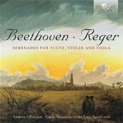 Reger, Ludwig van Beethoven (1770-1827), Ludwig van Beethoven (1770-1827), Max Reger (1873-1916), … - Serenades For Flute, Violin & Viola