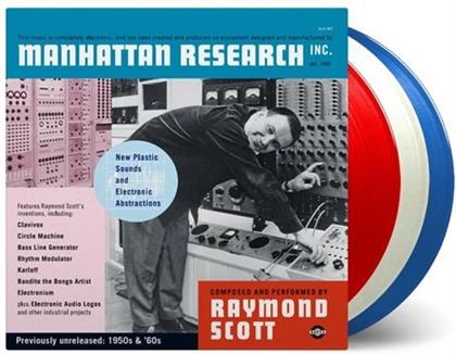 Raymond Scott - Manhattan Research Inc - Music On Vinyl, Limited Red-White-Blue Vinyl (Colored, 3 LPs)