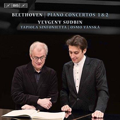 Ludwig van Beethoven (1770-1827), Osmo Vänskä, Yevgeny Sudbin & Tapiola Sinfonietta - Piano Concertos 1 & 2 (Hybrid SACD)