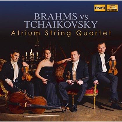 Atrium String Quartet, Johannes Brahms (1833-1897) & Peter Iljitsch Tschaikowsky (1840-1893) - Brahms Vs. Tchaikovsky