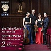Malin Broman, Elias String Quartet & Ludwig van Beethoven (1770-1827) - Sämtliche Streichquartette Vol. 2 - op. 18/Nr. 1, op. 132, Streichquintett op. 29 (2 CDs)