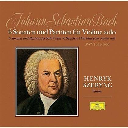 Johann Sebastian Bach (1685-1750) & Henryk Szeryng - Sonatas + Parititas For Violin Solo, Bwv 1001-1006, 6 Sonaten und Partiten für Violine Solo (Japan Edition)
