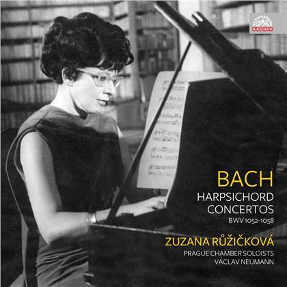 Prague Chamber Soloist, Johann Sebastian Bach (1685-1750), Václav Neumann & Zuzana Ruzickova - Harpsichord Concertos (2 CDs)