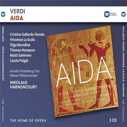 Cristina Gallardo-Domas, Giuseppe Verdi (1813-1901), Nikolaus Harnoncourt, Vincenzo La Scola & Wiener Philharmoniker - Aida (3 CDs)