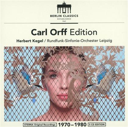 Carl Orff (1895-1982) - Edition: Die Kluge/Der Mond / Carmina Burana Und Mehr (5 CDs)