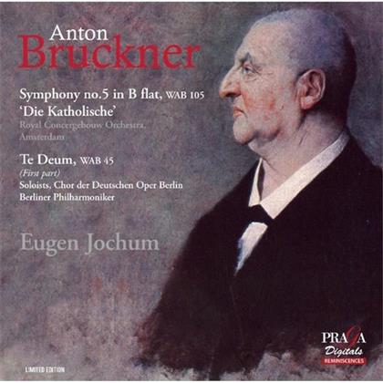 Anton Bruckner (1824-1896), Eugen Jochum & Berliner Philharmoniker - Sinfonie Nr. 5/ Te Deum