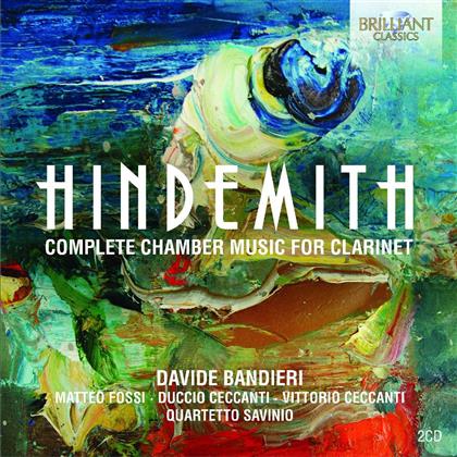 Paul Hindemith (1895-1963), Davide Bandieri & Matteo Fossi - Complete Chamber Music For Clarinet (2 CDs)