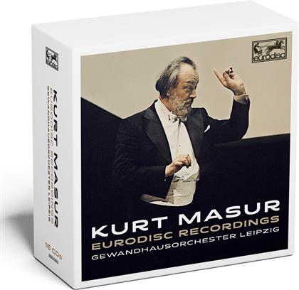 Kurt Masur & Gewandhausorchester Leipzig - Kurt Masur: The Eurodisc Recordings (16 CDs)