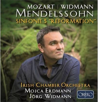 Mojca Erdmann, Wolfgang Amadeus Mozart (1756-1791), Felix Mendelssohn-Bartholdy (1809-1847) & Jörg Widmann (*1973) - Sinfonie Nr.5 "Reformation" /Adagio & Fuge