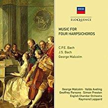 Malcolm George, Valda Aveling, Carl Philipp Emanuel Bach (1714-1788), Johann Sebastian Bach (1685-1750), Raymond Leppard, … - Musik Für Vier Cembali/Music For Four Harpsichords