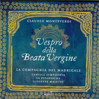 La Compagnia Del Madrigale, Cantica Symphonia, La Pifarescha, Claudio Monteverdi (1567-1643) & Giuseppe Maletto - Vespro Della Beata Vergine (2 CD)