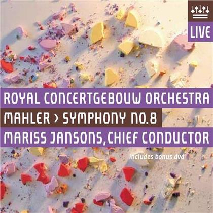 Gustav Mahler (1860-1911), Mariss Jansons & Royal Concertgebouw Orchestra (RCO) - Symphony No.8 (Hybrid SACD + DVD)