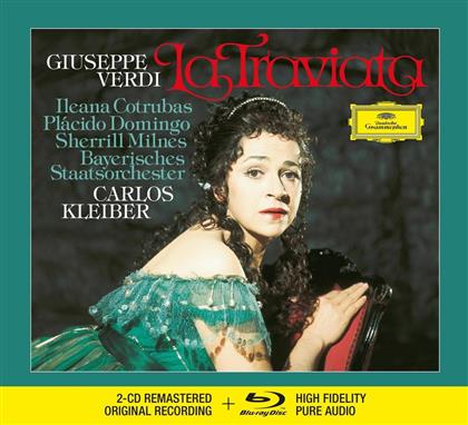 Ileana Cotrubas, Plácido Domingo, Giuseppe Verdi (1813-1901), Carlos Kleiber & Bayerisches Staatsorchester - La Traviata - 2CD Remastered & 1 Blu-ray Audio (2 CDs)