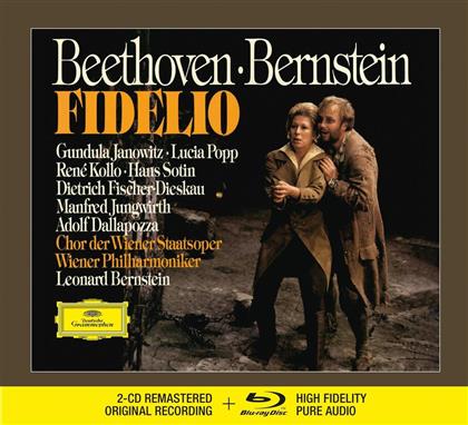 Gundula Janowitz, Lucia Popp, René Kollo, Dietrich Fischer-Dieskau, … - Fidelio - Remastered Original Recording + Blu-ray Audio (2 CDs)