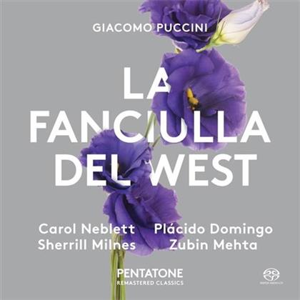 Sherrill Milnes, Carol Neblett, Plácido Domingo, Giacomo Puccini (1858-1924), … - La Fanciulla Del West - Remastered (2 Hybrid SACDs)